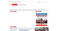 Desktop Screenshot of diamundialdelcorazon.com